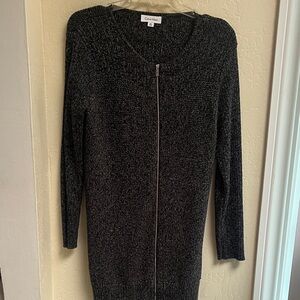 Calvin Klein Charcoal Knit Cardigan